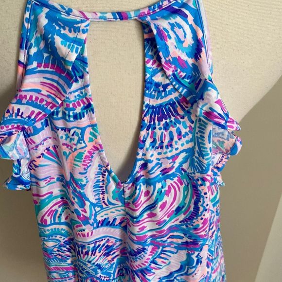 Lilly Pulitzer Billie Dress Size Medium Happy As A Clam - Picture 7 of 12